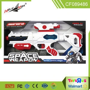 Big size electric gun safe light and sound space toy gun for children gift