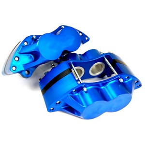 Buy Billet Machined 6061 T6 Aluminum Motorcycle Brake Caliper With Blue ...