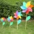 Bird repeller windmill PET pinwheel for garden