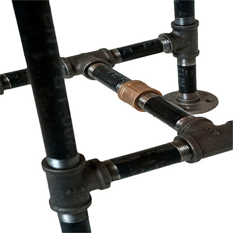 Black DIY Industrial brackets Metal Table Legs