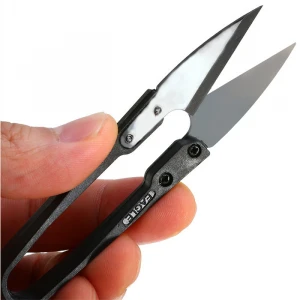 Black Mini Garment Scissor Stainless Steel Cutter Thread Bonsai Pruner Scissor Handle Tailor Scissor
