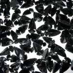 Black Obsidian Arrowheads Hand Crafted Black Stone Arrow Heads