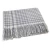 Import BLUE PHOENIX Adult Check plaid cashmere throw with tassels for women from China