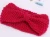 Import Bohemian Europe warm corn bow ribbon woven knit headband adult fashion hair band from China