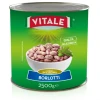 Borlotti beans rehydrated in water and salt &quot;VITALE&quot; brand 2500g