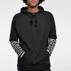 Boy Customizable Drop Shoulder Sweatshirt Hoodie Custom Men&#039;s Short Sleeve Hoodie