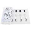 BPA Free Bulk Transparent Soft Art Decoration Silicone Tools Stamping Nail Manicure Practice Mat