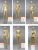 Brand New Female Full Body Durable Plastic Abstract Egg Head Mannequin With Movable Head Gold