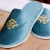 Import Bulk custom luxury hotel room bed and breakfast dense velvet embroidery slippers disposable slippers hotel supplies from China