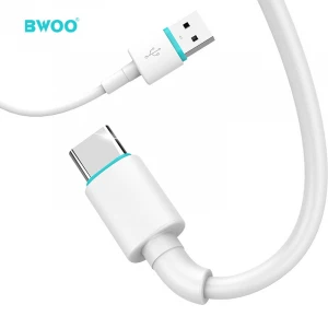 BWOO low price 5pin micro usb data cable tpe fabric ce certificate 3A micro usb fast charging cable