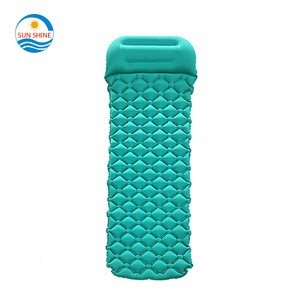 Camping Sleeping Pad Ultralight Inflatable Air Mattress With Pillow