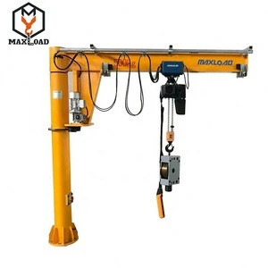 Capacity 2 ton Vertical JIB Crane Lifter with Electric Hoist