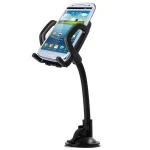 Car Cell Phone Holder Mount 360 Degree Rotation Dashboard or Windshield Long Neck