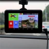 Car dvr with gps radar detector indicate driving speed limited navigation gps