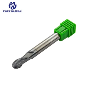 Carbide Extra Long Shank Ball Nose End Mill With AlTin Coating