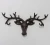 Import cast iron reindeer head coat hook,decorative garment storage hanger from China