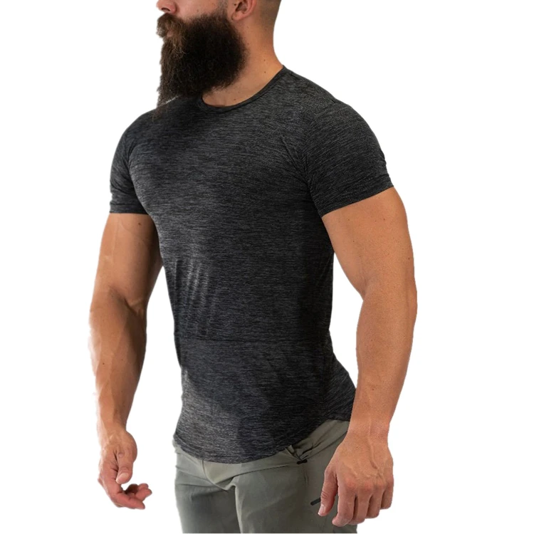 Casual Sports Fitness Clothing Short Sleeve T-Shirt Quick-drying Training Wear Gym T Shirt Men