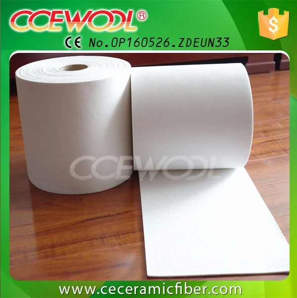 CCEWOOL glass industry insulation material 1mm thickness ceramic fibre paper