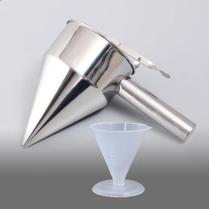 CE stainless steel Handheld Cupcake Baking Funnel/Cooking Funnel,/Baking tools for baking gelato popsicle ice cream