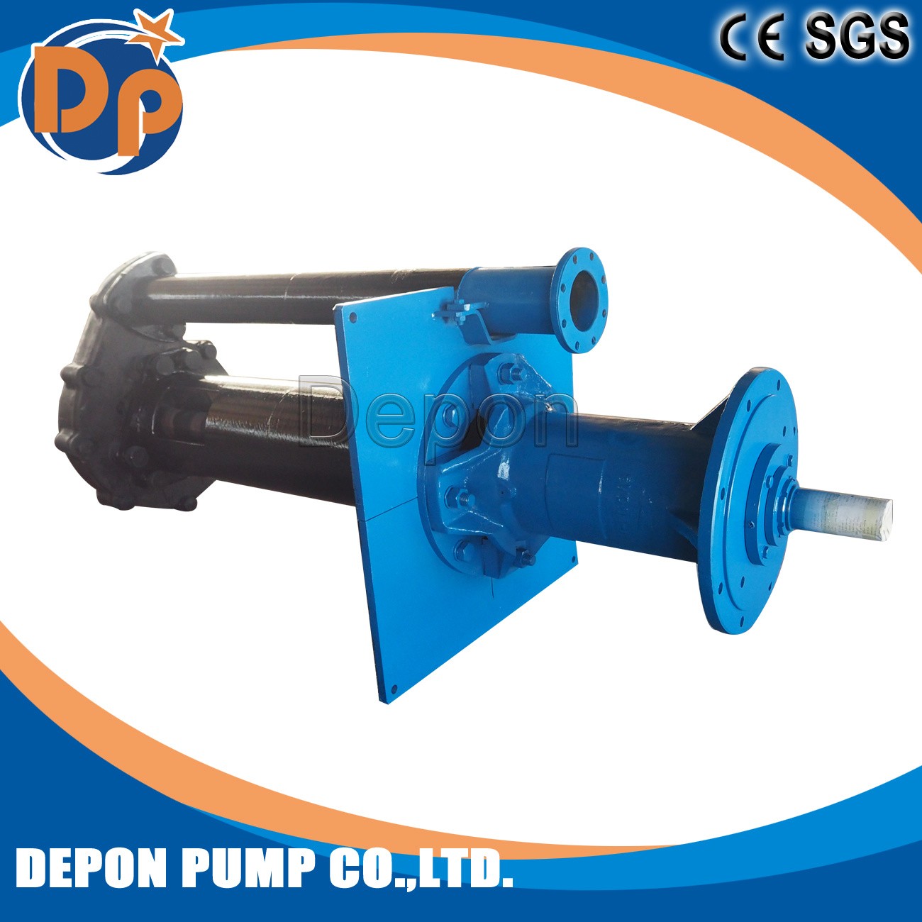 Centrifugal Sump Pump with Rubber or Metal Liner Vertical Sump Pump for Mining Industry