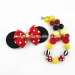 Character Inspired big ribbon hair bows with clips
