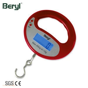 Cheap ABS Plastic Travelling LCD Mini Digital Pocket Luggage Weighing Scales