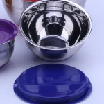 Cheap Factory Price clear stainless salad basin steel material mixing bowl sets