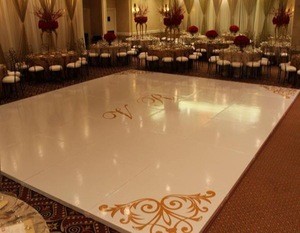 Cheap led dance floor white wedding dance floor for events