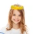 Import Cheap Plasict Birthday Tiara Crown With Pink Feather For Kids from China
