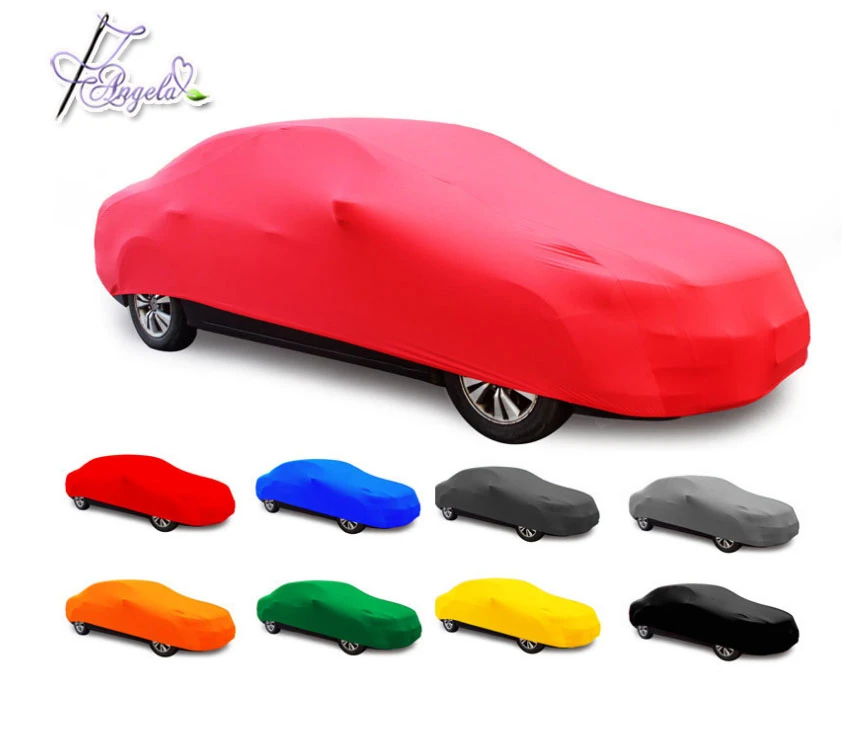 Cheap Price outdoor indoor Universal Polyester Car Covers with dust proof with print logo