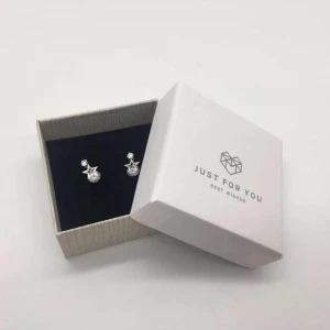 Cheap stock box Jewelry packaging paper jewelry boxes with logo wholesale
