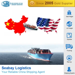 cheapest rates logistics agent amazon FBA express sea freight forwarder from China to Europe USA air freight shipping