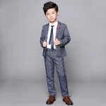 Child Clothes three piece suits formal wear baby boy mens groom suits wedding suits Set