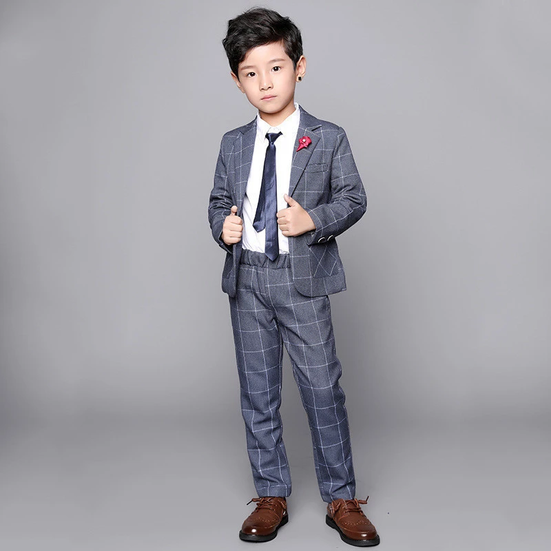 Child Clothes three piece suits formal wear baby boy mens groom suits wedding suits Set