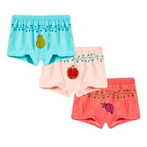 Children cotton underwear girls cute printed boxer briefs baby fashion underwear wholesale OBM ODM OEM recruit agent
