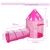 Import Children&#39;s Tunnel Tent Folding Luminous Yurt Two-Piece Princess Castle Storage Bag Children&#39;s Toy Gift Indoor and Outdoor Use, D from China
