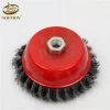 China Factory High Tensile Carbon Steel Twisted Wire Cup Brush