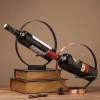 China Factory Metal Wine Rack Shelf Circle Shape Wine Cork Holder