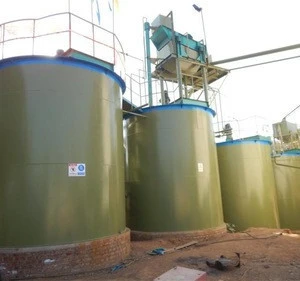 China gold mining machine leach tank used in carbon in leach plant in Tanzania