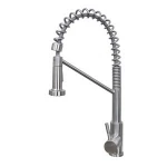 China manufacturer deck mounted flexible pull out modern Stainless steel kitchen faucet