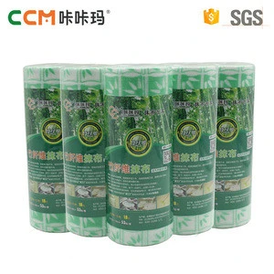 China Manufacturer multipurpose hydrophilic disposable spunlace nonwoven fabric bamboo fiber kitchen cleaning cloth