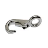 China Manufacturer Stainless Steel Spring Fixed eye Snap hook