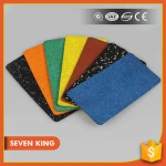 china product High quality Outdoor decorative cheap rubber badminton rubber sports floor mat with rubber