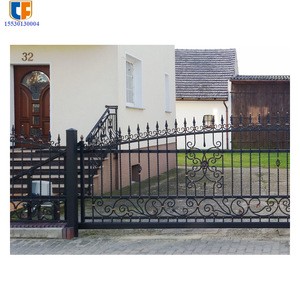 China professional factory price directly selling security fence home warehouse picket fences garden steel aluminum fence panels