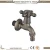 Import China professional manufacturer bathroom accessory brass bibcock valve taps with Antique flower design from China