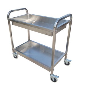 China Supplier Mobile Cold Food Trolley Cart For Hospital And Restaurant