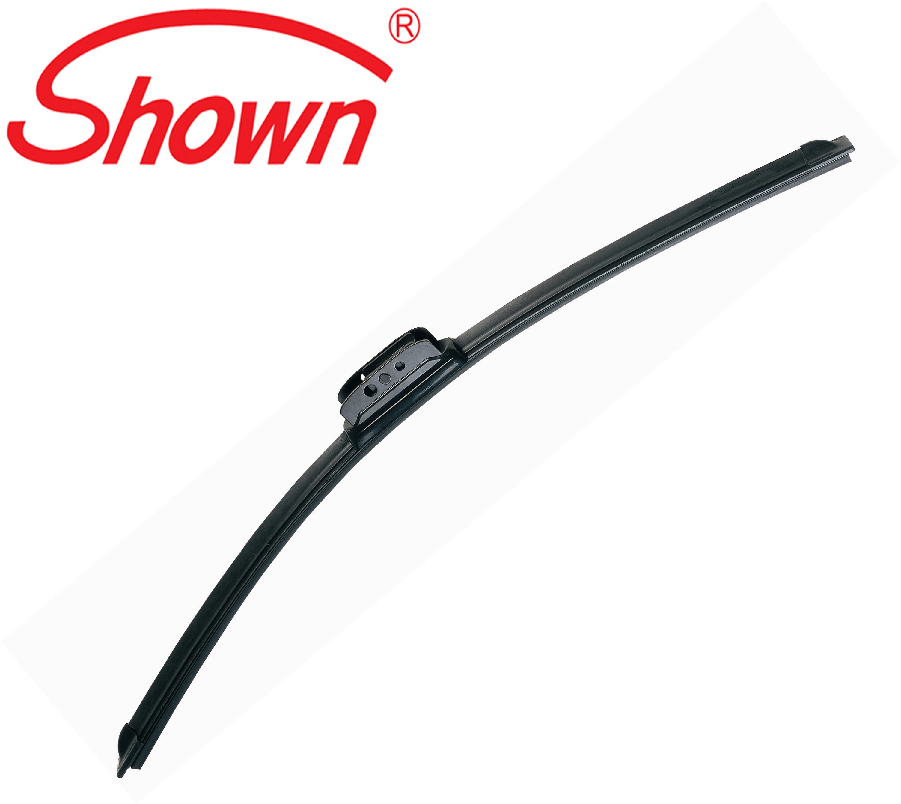 China Universal Type Flat Wiper Blade Spoiler Wiper Blades With Natural Rubber
