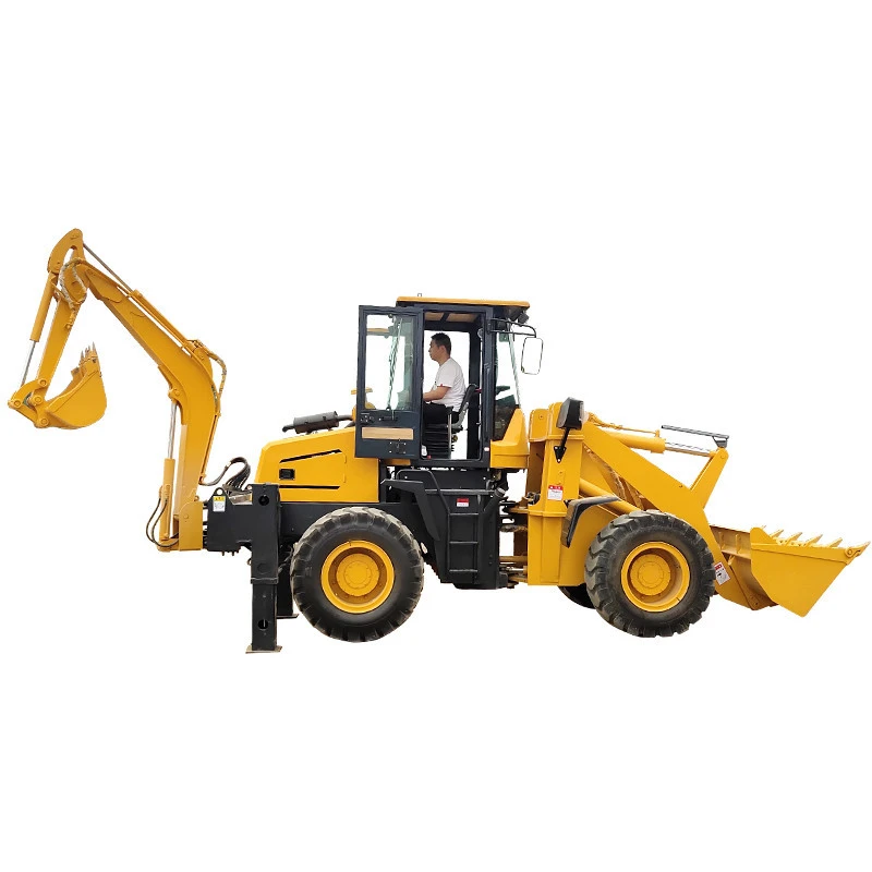 Chinese mini 4x4 front end backhoe loader for sale with price telescopic wheel with hydraulic front backhoe loader price