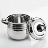 Chinese Stainless Steel Pots Cookware Soup Stock Pot With Lid Cover