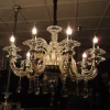 Clear Crystal Chandelier For Dining Room Glass Arms Chandeliers Luxury Hotel Project pendant